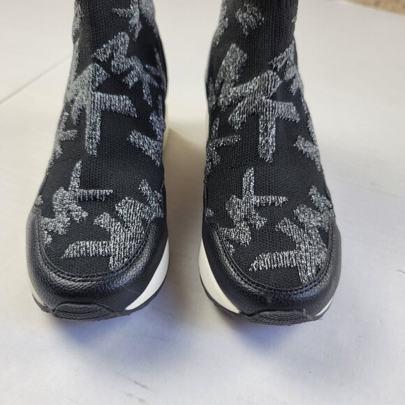 Michael Kors Neo Osker Wedges Boots Stylish MK Logo Ankle Booties for Girls - Picture 4 of 12